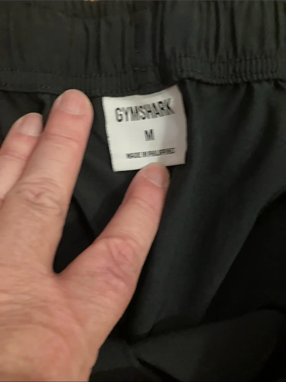Gymshark Blue Long Sleeve Performance Top with Black Track Pants Sz M EUC
